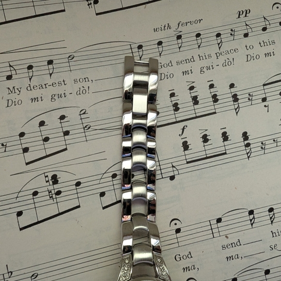 Relic Silver Watch with Crystal Accents - Picture 6 of 16